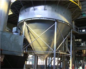 陜西陶瓷噴霧干燥塔的運行過程